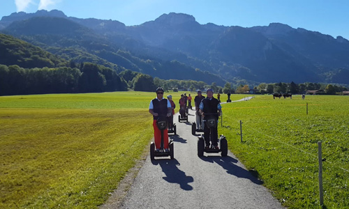 Mit dem Segway eine Segwaytour in Aschau im Chiemgau